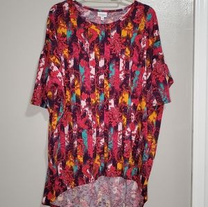 LuLaRoe Irma 2X Purple Pink & More. New w/o Tags!